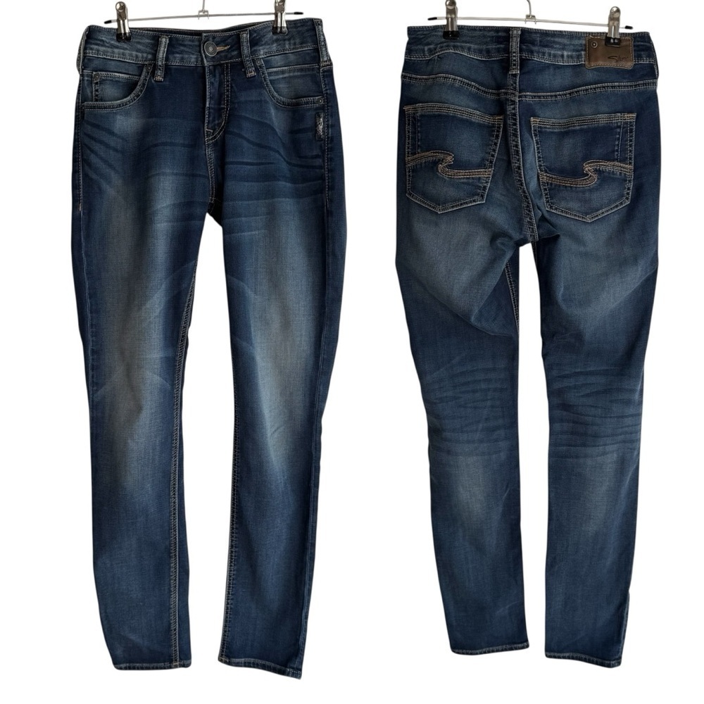 Silver Jeans Suki High Skinny Womens 27/31 Stretch Blue Denim Lightweight Soft